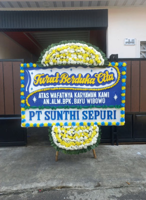 Papan Bunga Duka di Dangdeur